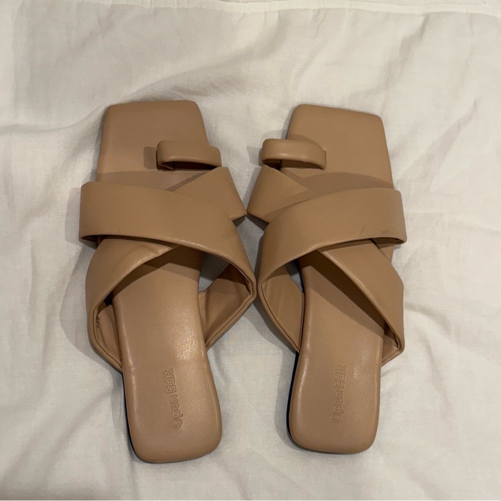 Open Edit Beige Women's Sandals size 9 NWOT